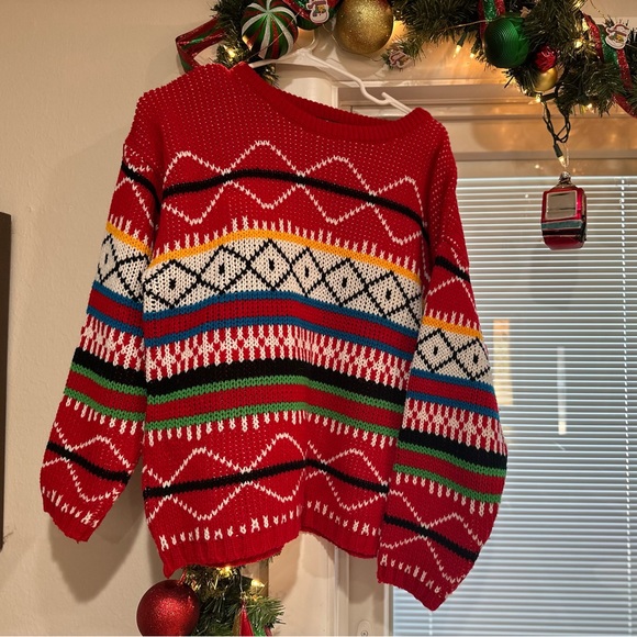 jcpenney Sweaters Vintage Jcpenney Hunt Club Chunky Knit Christmas